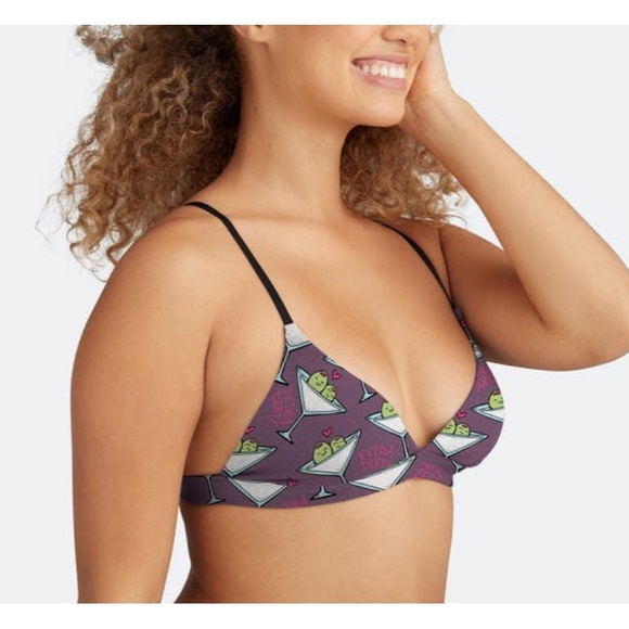 Me Undies Martini Triangle Bralette - Picture 2 of 7